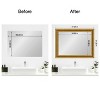 Amanti Art Mirror Makeover Bathroom Mirror Frame Border Kit - Fully Assembled Peel and Stick Frame - Mirror NOT Included - Parlor Trim - 4 of 4