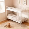 Okak Twin Size Heavy Duty Metal Bunk Bed with Ladders & High Guardrail,Contemporary Bed Frame for Bedroom,Apartments - 2 of 4