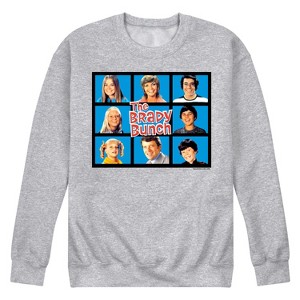 Men's - The Brady Bunch - Classic Hollywood Squares Graphic Fleece Sweatshirt - 1 of 4