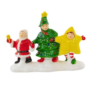 Enesco 3.5 Inch We're Going To A Christmas Pageant The Original Snow Village Series Village Figurines - 1 of 3