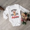 The Juniper Shop Cutest Reindeer At The Pole Baby Long Sleeve Bodysuit - 6 Month - White - 2 of 3