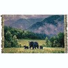 Manual Woodworks and Weavers Horse Collection “Room to Roam” Woven Throw, 60 x 50 Inches - 2 of 3