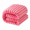 All Seasons Plush Flannel Blanket, Soft and Warm Bed Blanket for Couch Sofa Bed - NTBAY - 4 of 4