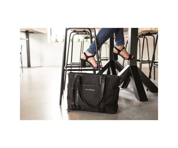 Little Company Paris Snake Diaper Bag - Black