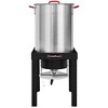 Creole Feast TFK3001 Premium Aluminum 30qt Turkey and10qt Fish Fryer Set - 3 of 4