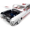 1959 Cadillac Eldorado Ambulance Red and White 1/18 Diecast Model by Auto World - 2 of 4