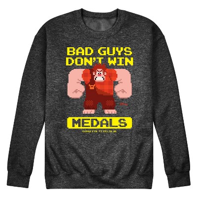 Men's - Disney - Bad Guys Don’t Win Medals Graphic Fleece Sweatshirt