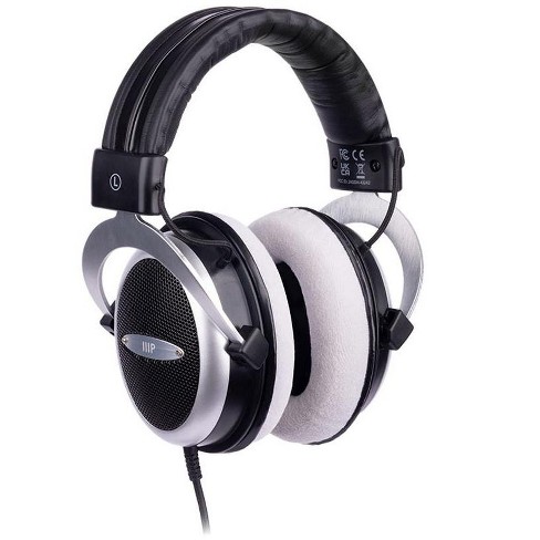 Monoprice Semi-open Over Ear Wired Headphones, Low Deep Bass ...