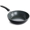 Kenmore Arlington 3.5 Quart Non Stick Aluminum Saute Pan with Lid in Black Diamond - 3 of 4