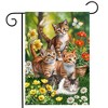 Briarwood Lane Spring Garden Flag 12x18 For Outdoor Kittens in Garden For Spring Garden Flag Flags For Outside - 2 of 4