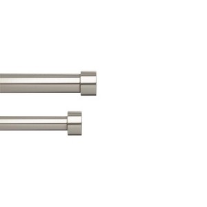 Umbra Cappa Nickel Silver Double Curtain Rod 120 in. L X 180 in. L - 1 of 1