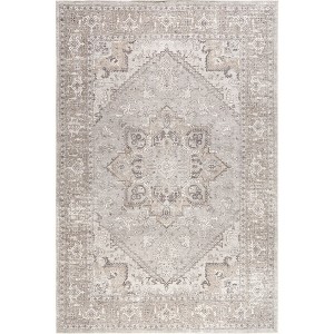 Nuloom Green Haven Collection Juni Recycled Cotton Pet Friendly Machine Washable Area Rug - 1 of 4