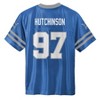 NFL Detroit Lions Boys' Short Sleeve Aidan Hutchinson Jersey - 3 of 3