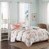 Gracie Mills Koreen 6-Piece Coastal Bliss Cotton Sateen Quilt Set with Throw Pillows - 2 of 4
