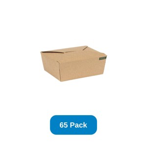 Inno-Pak 29 oz INNOBOX EDGE Compostable Kraft - Pack of 65 - 1 of 3