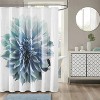 LunaLulinlk Printed Floral Cotton Shower Curtain - 2 of 4
