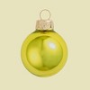 Northlight 28ct Soft Yellow Shiny Finish Glass Christmas Ball Ornaments - 2" (50mm) - 2 of 4