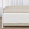 Sweet Jojo Designs Girl Baby Crib Bedding Set - Peony Floral Garden Taupe and Ivory 4pc - 4 of 4