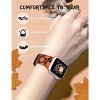 HTUTWOO Halloween Engraved Band Compatible with Apple Watch Band 42/44/45/49mm Silicone Strap for iWatch Series 10/9/8/7/6/5/4/3/2/1/SE - 2 of 4