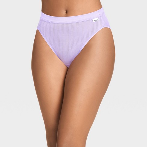 Jockey Generation™ Women's Breathe Pointelle Hi-cut Briefs - Lavender Xl :  Target