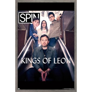 Trends International SPIN Magazine - Kings of Leon 21 Framed Wall Poster Prints - 1 of 4