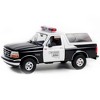 1996 Ford Bronco Police Black and White Oklahoma Highway Patrol "Artisan Collection" 1/18 Diecast Model Car by Greenlight - 2 of 3