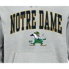 NCAA Notre Dame Fighting Irish Men's Big & Tall Gray Hoodie - 3 of 3