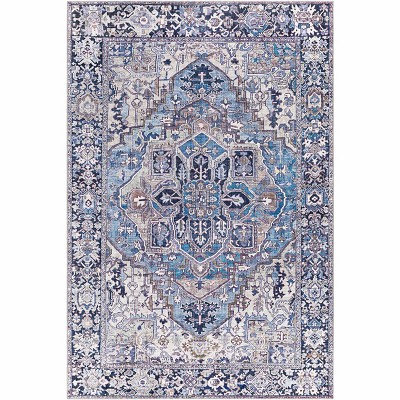Hauteloom Neyland Iris Blue Area Rug 2362