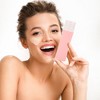 Unique Bargains Portable Cylinder Silicone Pump Bottle Pink 1 Pc - 2 of 4