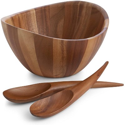 nambe Harmony 3-Piece Salad Set
