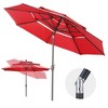 Ainfox 10ft  3-Tier Vented Beach Umbrella - 4 of 4