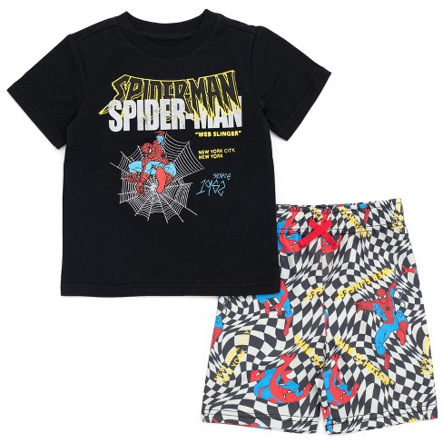 Marvel Spider-Man Toddler Girls T-Shirt and Leggings Outfit Set Toddler to  Big Kid 