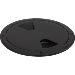 Seadog Screw-Out Deck Plate - Black - 5" - Model 3357551 - Boat Equipment and Parts. - 1 of 1