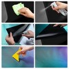 Yescom 5' x 100' 4D Carbon Fiber Vinyl Wrap Rolls for Vehicle Motorcycle Sticker - 4 of 4
