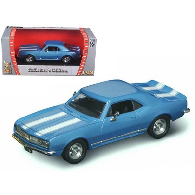 1967 Chevrolet Camaro Z-28 Blue 1/43 Diecast Model Car by Road Signature