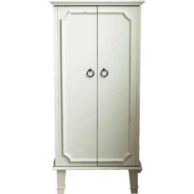 Photo 1 of USED: Cabby Standing Jewelry Armoire White - Hives & Honey 19? W x 13. 75? D x 40? H