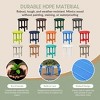 WestinTrends All-Weather Outdoor Patio Round Poly Adirondack Side Table - 4 of 4