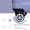 KTMBDW 5 Piece Luggage Set Carry on Suitcase with ABS+PC hardshell, Spinner Wheels & TSA Lock - 4 of 4