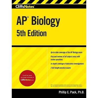  Cliffsnotes AP Biology, 5th Edition - by  Phillip E Pack (Paperback) 