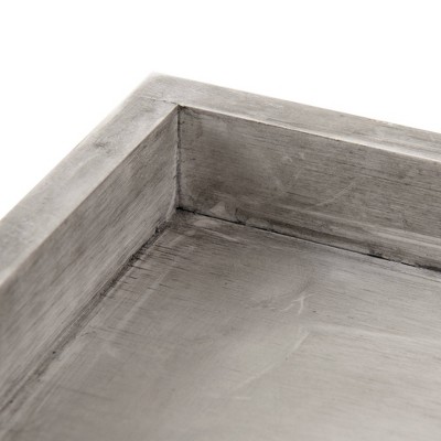 Allure Gray Bamboo Bathroom Vanity Tray