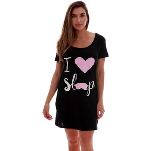 Just Love Sleep Dress for Women - Sleeping Dorm Shirt - Ladies Nightshirt - Nightgown Sleepwear - 1 of 3