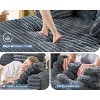 AMERLIFE Chaise Lounge Indoor, Plush Sleeper Chair with Throw Pillows - 3 of 4