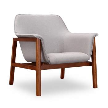 Miller Linen Weave Accent Chair - Manhattan Comfort