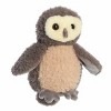 Aurora Small Woodland Babies - Owlet Mini Flopsie Adorable Stuffed Animal Brown 7" - 2 of 4