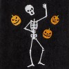 2pc Juggling Skeleton Hand Towel Set - SKL Home: Cotton Jacquard, Midweight, Machine Washable, 25"x16" - 3 of 3