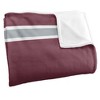 Cumberland University Primary Logo Silky Touch Blanket White 50x60 - 3 of 4