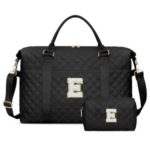 Generic Gifts for Teen Girl, Initial Travel Duffle Bag, Personalized Women Wee - 1 of 4