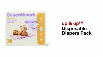 Disposable Overnight Diapers Pack - Up & Up™ : Target