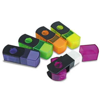 Eisen 2' N 1 Sharpener with Flip to Eraser (Case of 10)