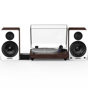 Fluance RT85 Reference High Fidelity Vinyl Turntable, PA10 Phono Preamp and Ai61 Powered 6.5" Stereo Bookshelf Speakers - 1 of 4